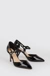 Wallis Emily Pointed Buckle Detail Court Shoes thumbnail 3