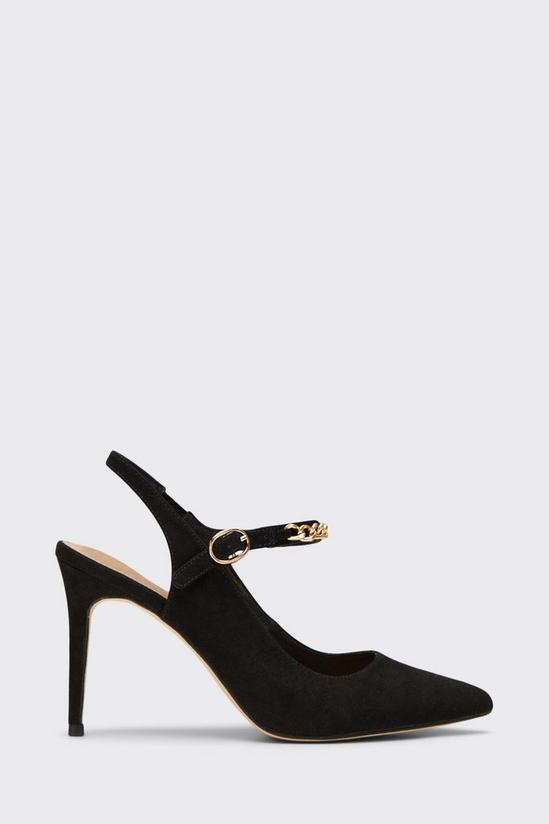 Wallis Emma Chain Detail Court Shoes 2