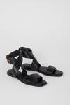 Wallis Leather Yana Cross Ankle Strap Flat Sandal thumbnail 3