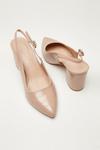 Wallis Wide Fit Evelyn Slingback Court Shoes thumbnail 3