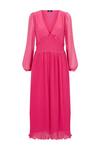 Wallis Pink Pleated Shirred Detail Maxi Dress thumbnail 5
