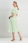 Wallis Floral Shirred Button Through Midi Dress thumbnail 3