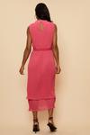 Wallis Pink Pleated Halter Neck Layer Dress thumbnail 3