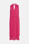 Wallis Pink Pleated Halter Neck Layer Dress thumbnail 5