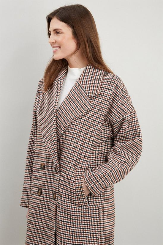 Wallis Check Double Breasted Coat 2