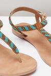 Wallis Janie Leather Toe Post Flat Sandals thumbnail 4
