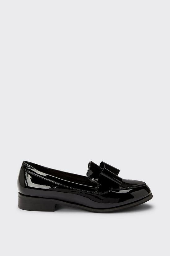 Wallis Wide Fit Luna Bow Detailed Loafers 2