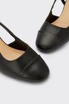 Wallis Wide Fit Estelle Toe Cap Court Shoes thumbnail 3