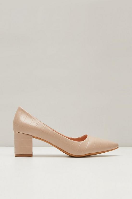Wallis Estella Block Heeled Court Shoes 1