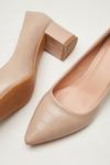 Wallis Estella Block Heeled Court Shoes thumbnail 3