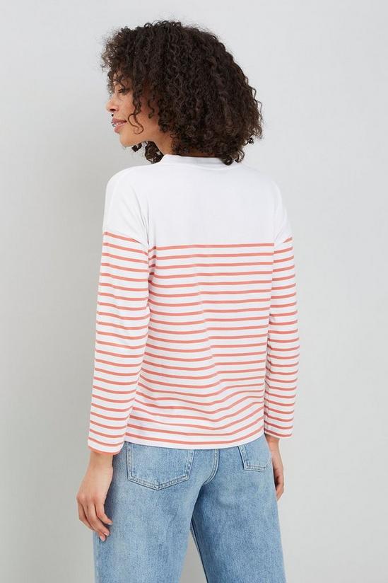 Wallis Petite Stripe Pocket T-shirt 3