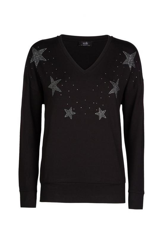 Wallis Petite Star Stud T-shirt 5