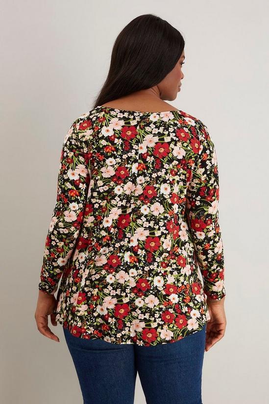 Wallis Curve Floral Bloom Jersey Tunic 3