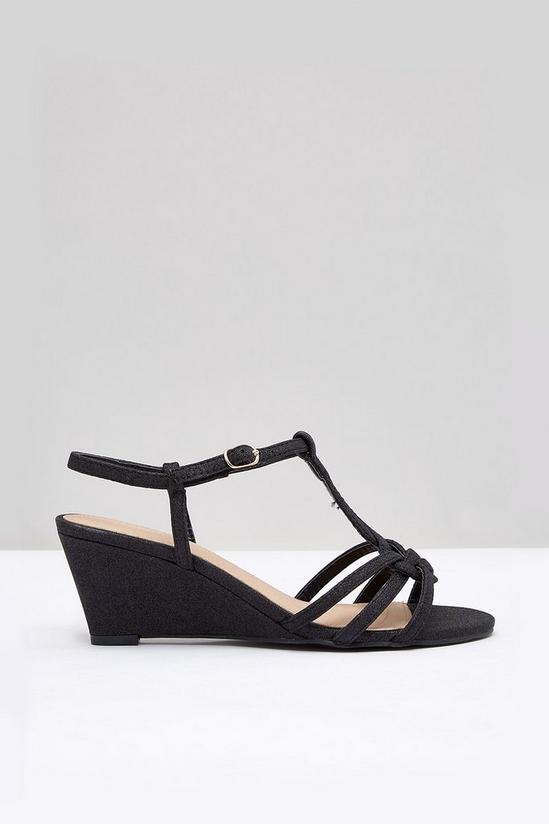 Wallis Wide Fit Ryder Strappy Low Wedge Sandals 4