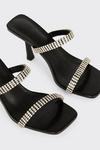 Wallis Gianna Double Strap Diamante Heeled Sandals thumbnail 3