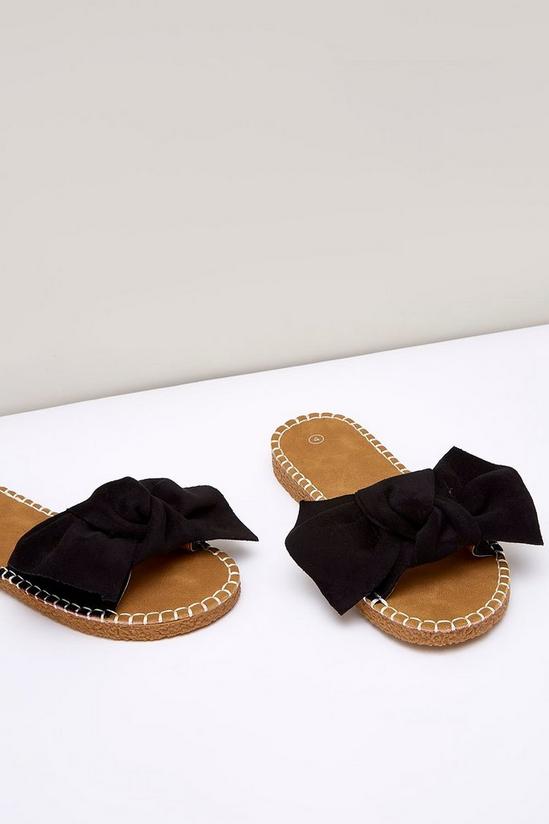 Wallis Freya Bow Detail Flat Sandals 3