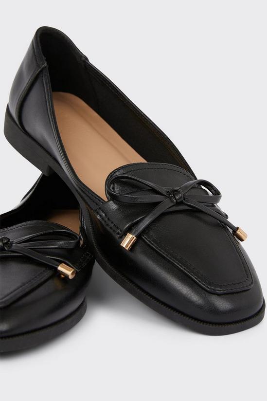 Wallis Leaf Bow Detail Loafers 4
