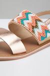 Wallis Wide Fit Jasmine Leather Two Strap Sandals thumbnail 2