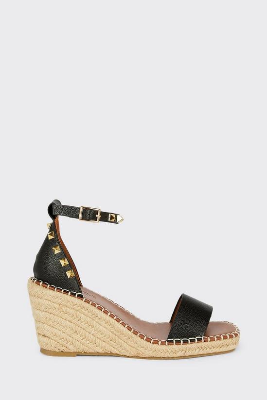 Wallis Ruth Studded Two Part Wedge Sandals 2
