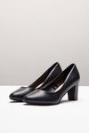 Wallis Ellence Block Heeled Court Shoes thumbnail 4