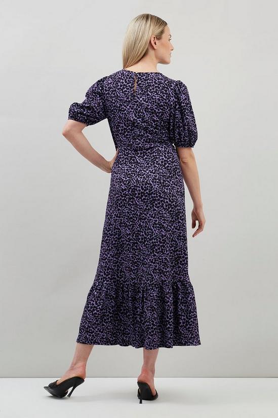 Wallis Tall Lilac Pebble Puff Sleeve Midi Dress 3