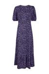 Wallis Tall Lilac Pebble Puff Sleeve Midi Dress thumbnail 5
