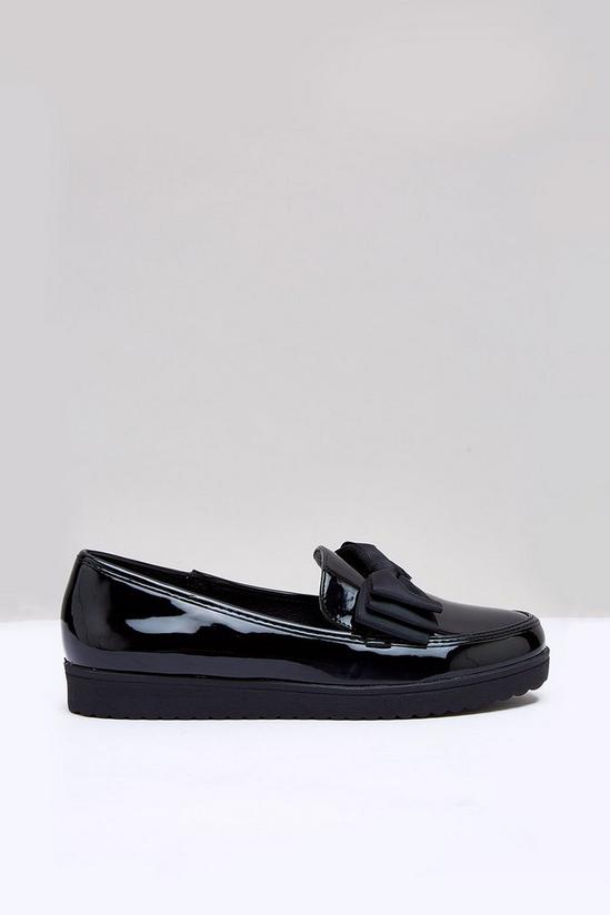 Wallis Love Bow Detail Loafers 2