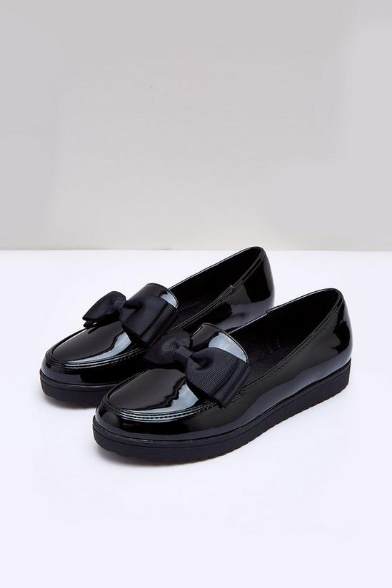Wallis Love Bow Detail Loafers 3
