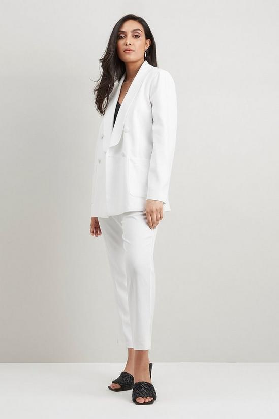Wallis Petite Belted Double Breasted Suit Blazer 2