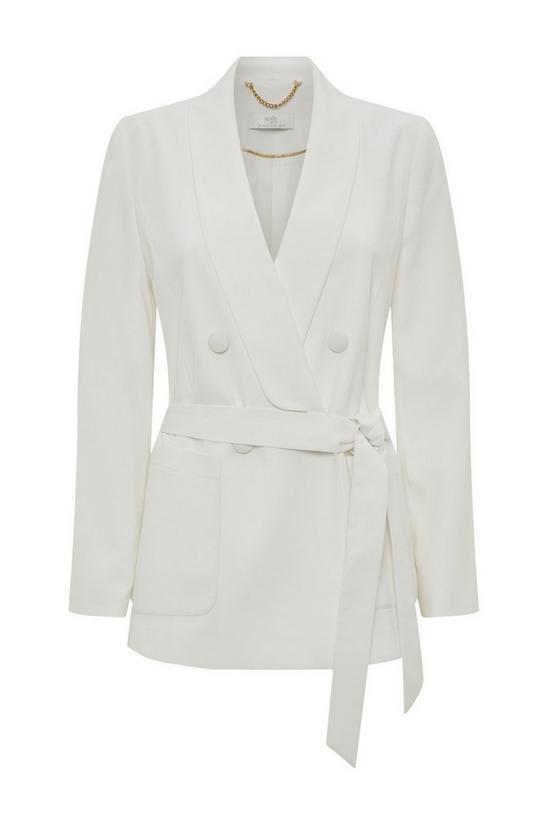 Wallis Petite Belted Double Breasted Suit Blazer 5