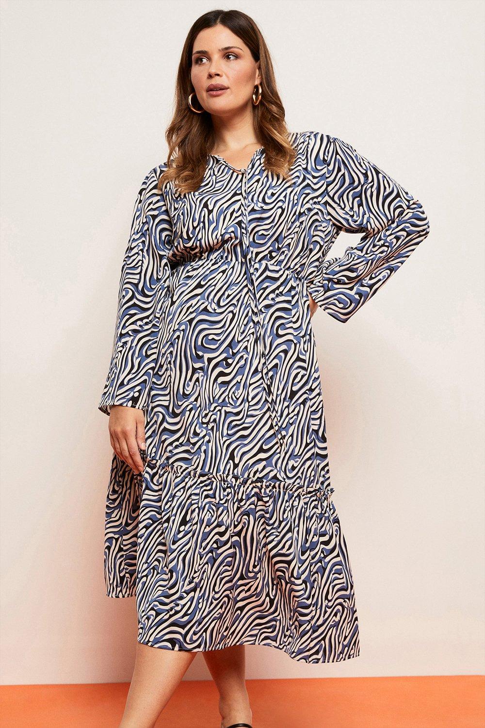 Wallis zebra sale print dress