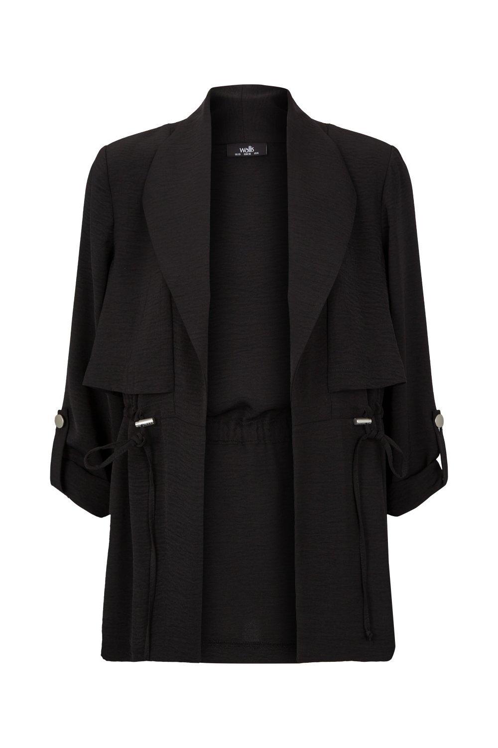 Black duster outlet jacket