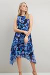 Wallis Floral Sleeveless Fit And Flare Dress thumbnail 2