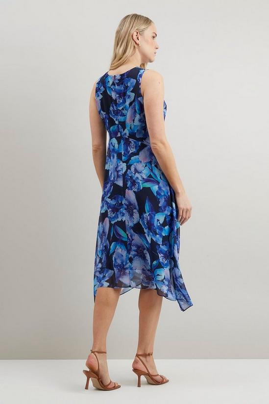 Wallis Floral Sleeveless Fit And Flare Dress 3