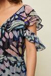 Wallis Petite Butterfly Ruffle Sleeve Maxi Dress thumbnail 4