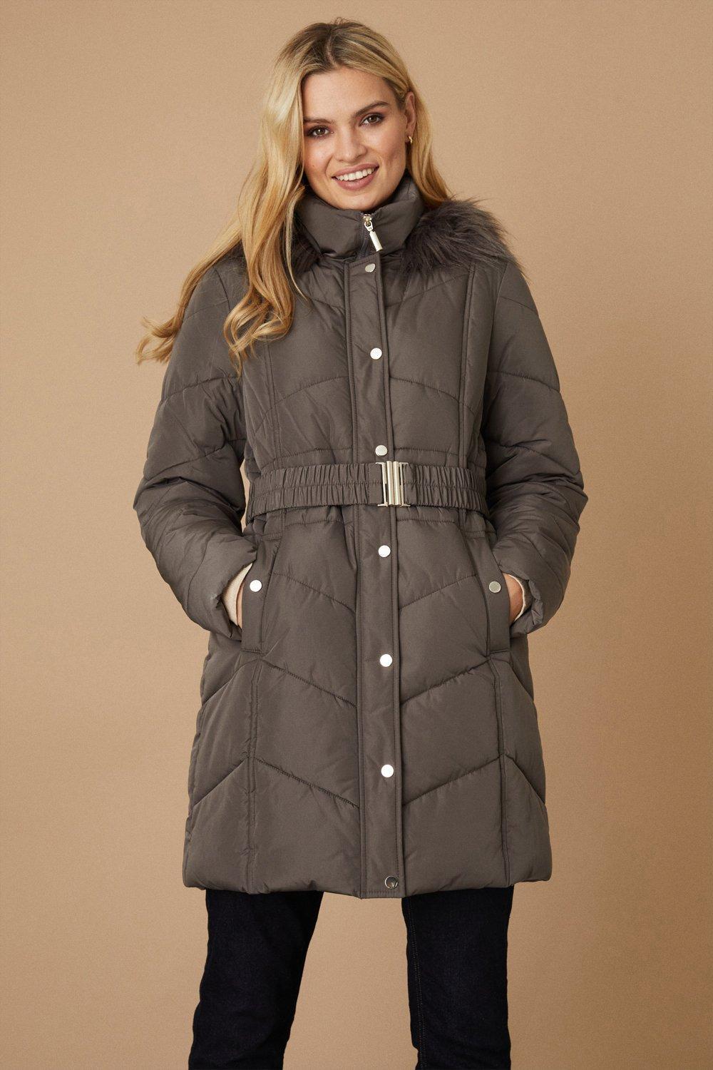 Wallis mink 2025 padded coat