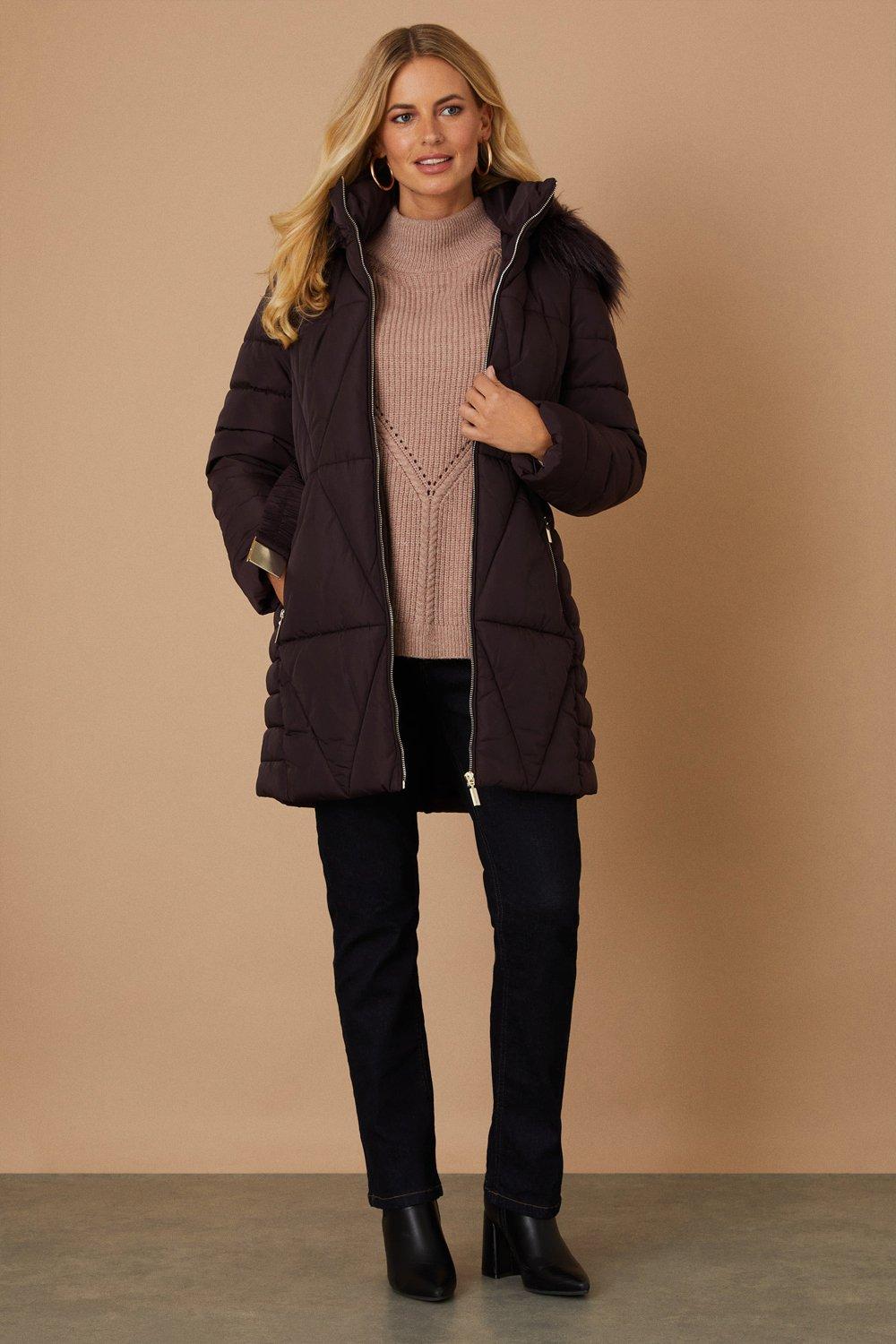 Wallis petite 2025 padded coat