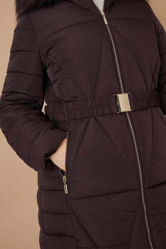 Wallis Curve Longline Fitted Padded Coat 4