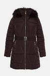 Wallis Curve Longline Fitted Padded Coat thumbnail 5