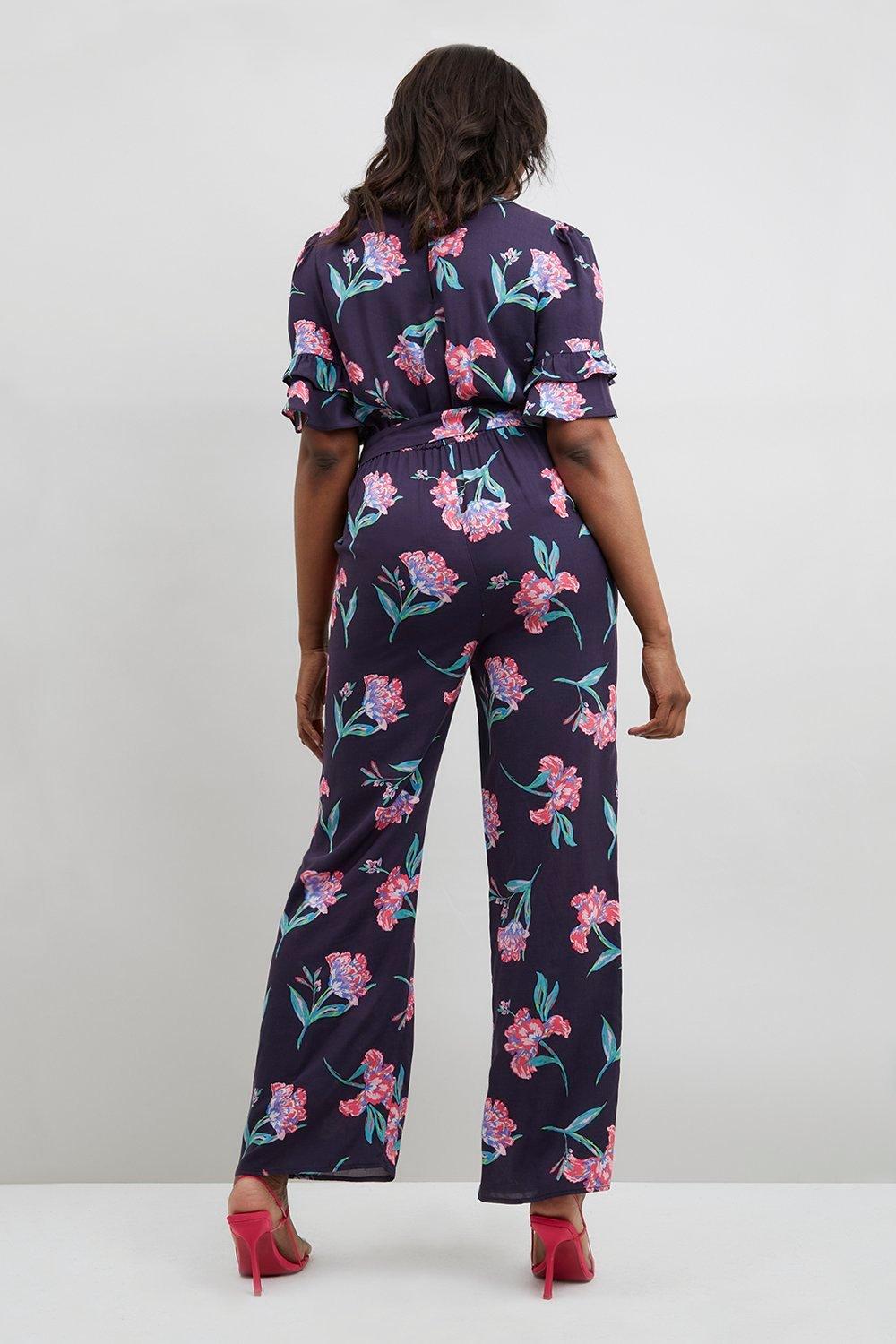 Wallis store floral jumpsuit