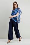 Wallis Tall Pink And Blue Floral Jumpsuit thumbnail 2