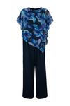 Wallis Tall Pink And Blue Floral Jumpsuit thumbnail 5