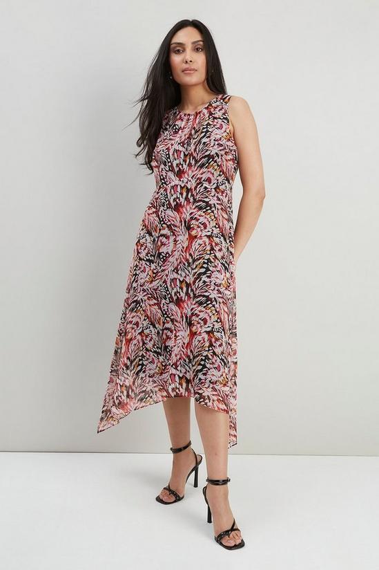 Wallis Petite Butterfly Fit And Flare Dress 1