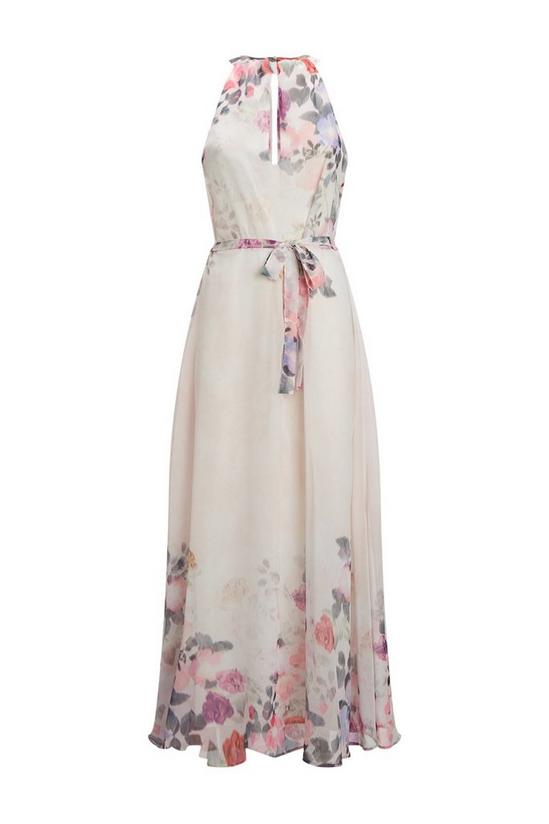 Wallis Pink Floral Halter Dress 5