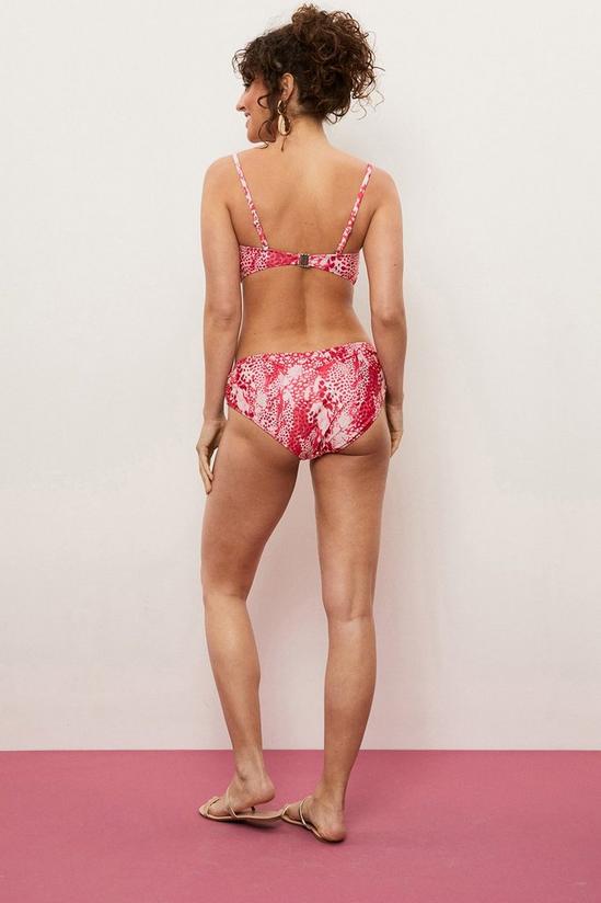 Wallis Tummy Control Pink Animal Bikini Bottom 3