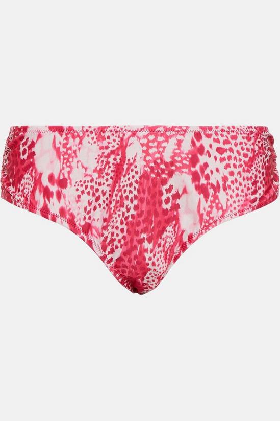 Wallis Tummy Control Pink Animal Bikini Bottom 5