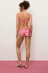 Wallis Pink Animal Bandeau Bikini Top thumbnail 3