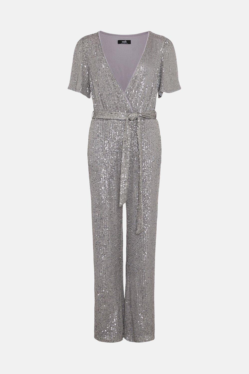 Wallis store sequin jumpsuit