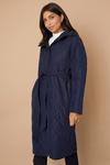 Wallis Tall Funnel Neck Belted Padded Coat thumbnail 2