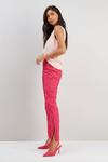 Wallis Pink Lace Suit Flare Trousers thumbnail 2